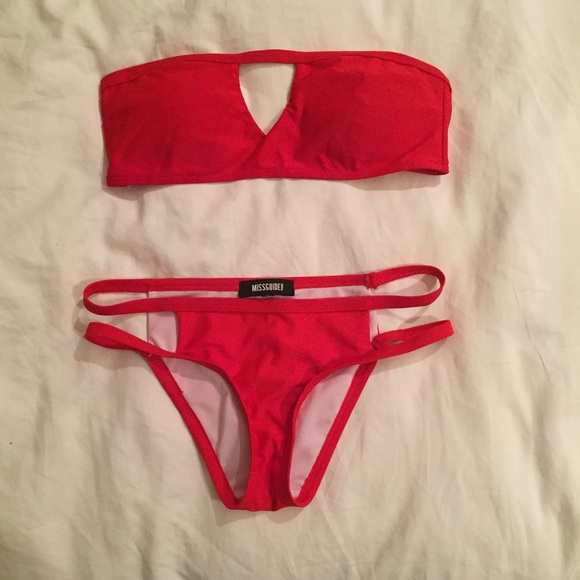 Missguided Other - Red Missguided Bikini Set