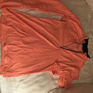 Thin Nike running half zip.