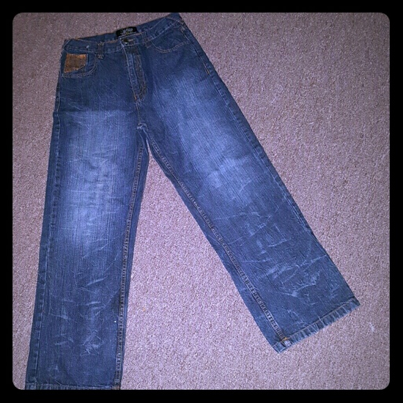 Nwot Boys MECCA loose fit dark jeans