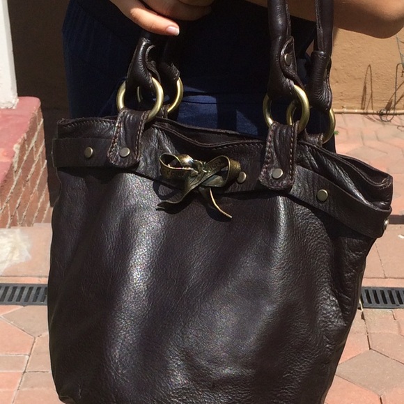 Genuine leather Cecile Jeanne Paris handbag