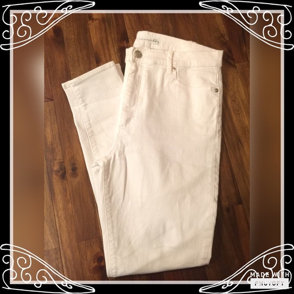 Loft {Tall} Modern High waist Skinny Ankle Jean