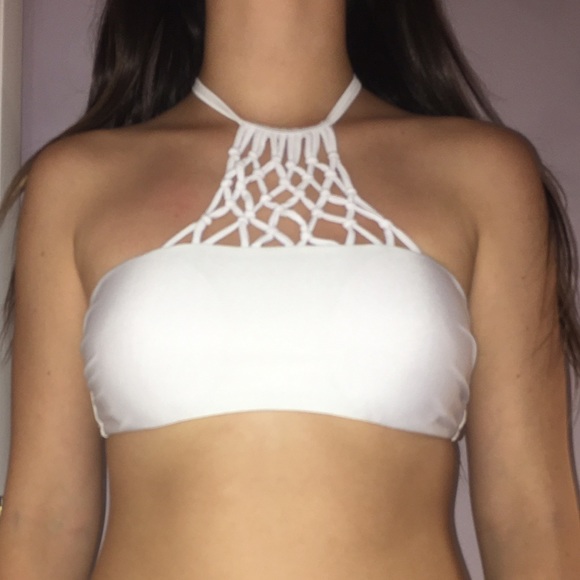 White bikini top