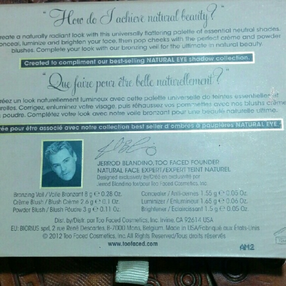 Too Faced Natural Face Palette ...(discontinued) - Picture 2 of 3
