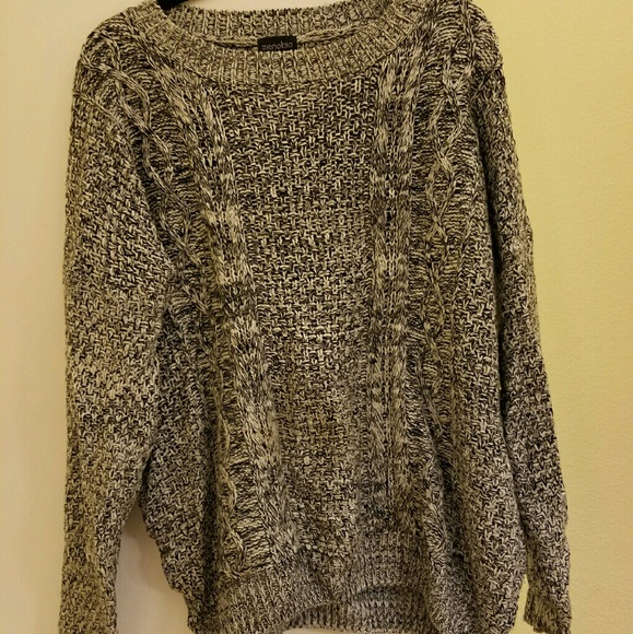 Oversized knit sweater
