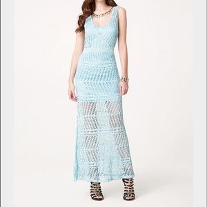 Bebe Surplice Pointelle Maxi. Size: L