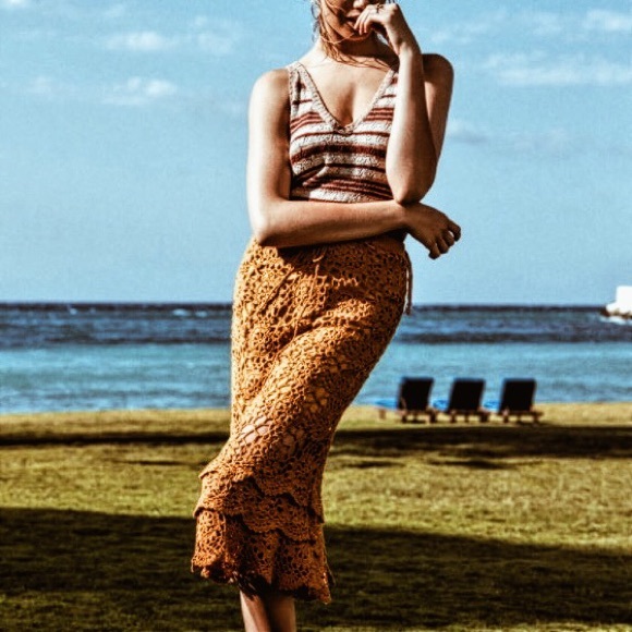 Free People Ditsy Stripe Tank Top