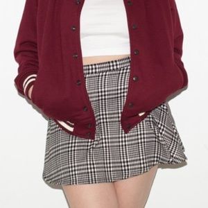 american apparel plaid circle skirt
