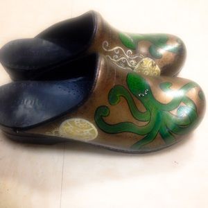 Octopus Nautical Theme Sanita nurse clogs