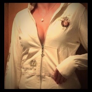 Tinker Bell Disneyland fav vintage zip up hoodie