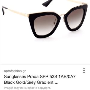 Brand new PRADA sunglasses. Retail for 355$ unworn