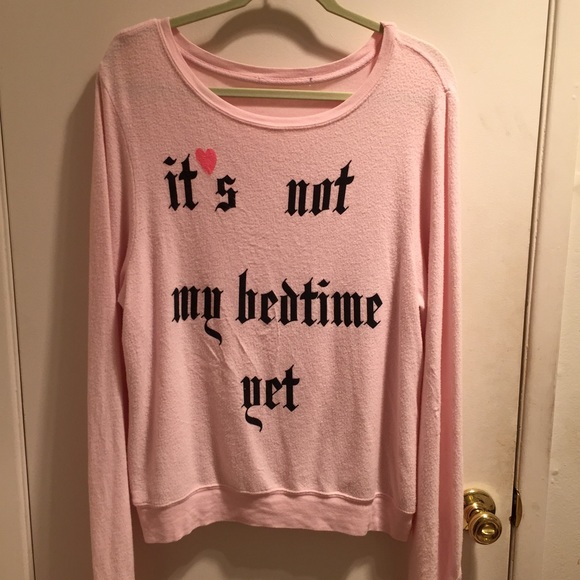 Wildfox Couture "It's not my bedtime yet" Sweater