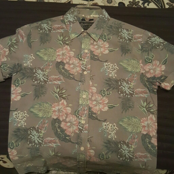 Men's American Rag Cuffed Button Down