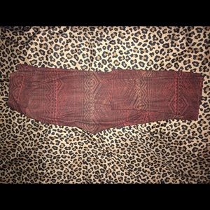 Lularoe OS Aztec leggings