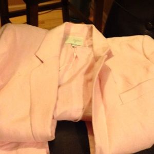 Brand new linen pink blazer
