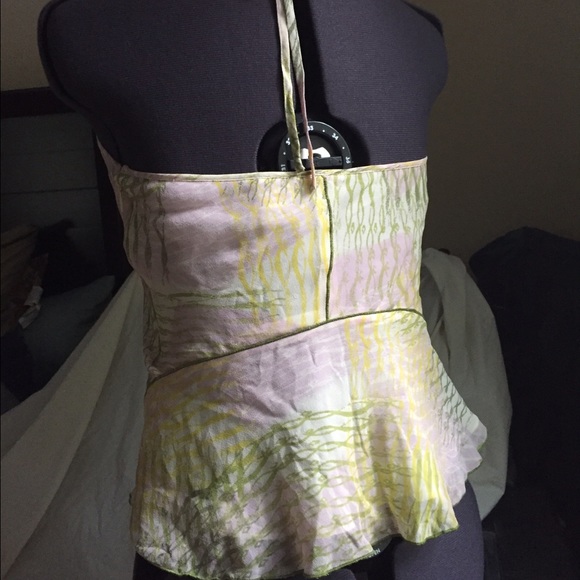 Armani silk halter top - Picture 2 of 4