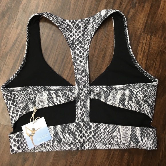 NWT! Onzie Wrap Yoga Bra! Python Design! - Picture 2 of 2