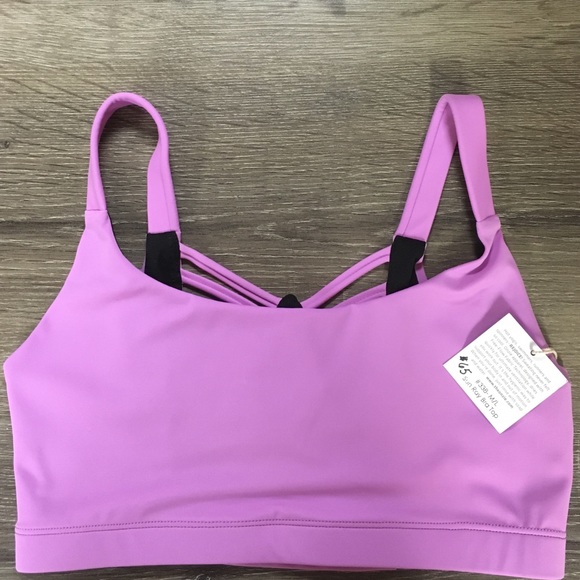 NWT! Onzie Sun Ray Yoga Bra Top! Lavender Color!