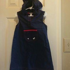 Carter's size 4 khaki dress with hood