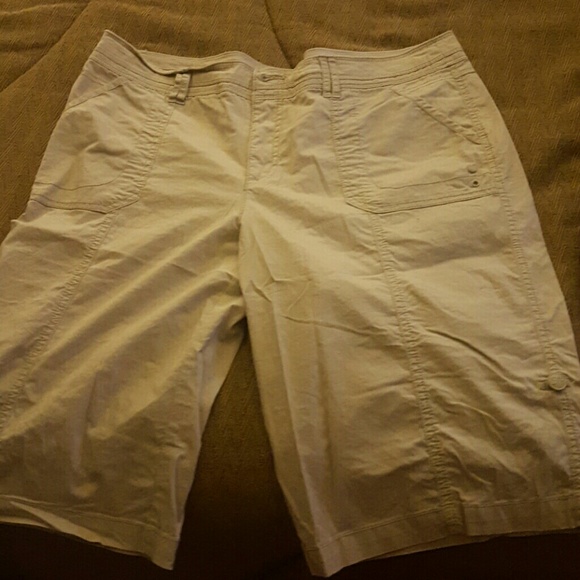 Style & co tan bermuda shorts