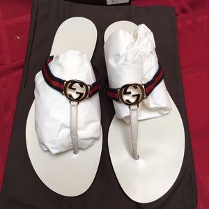 Web strap thong sandal