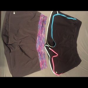 2 pairs of running shorts
