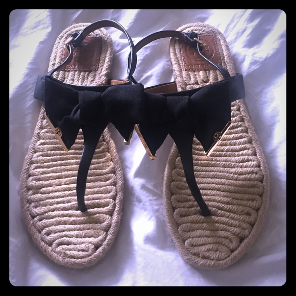 Tory Burch Penny Flat Bow Sandal