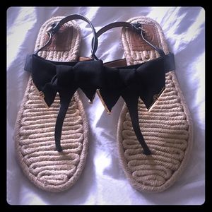 Tory Burch Penny Flat Bow Sandal