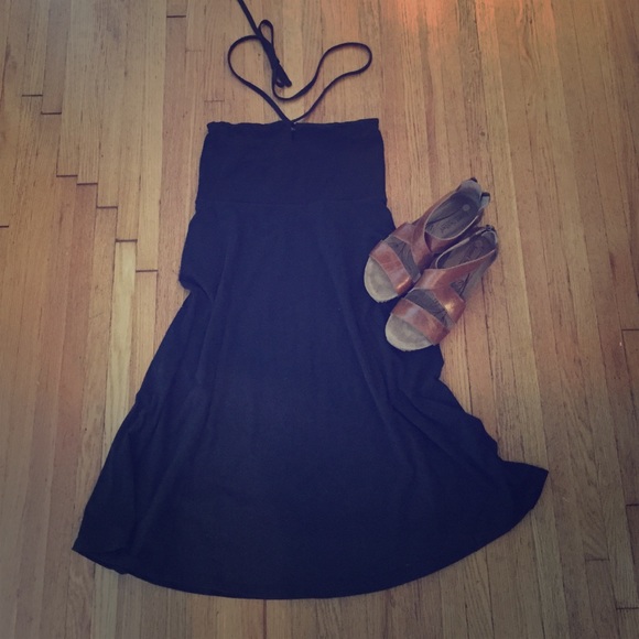 Prana Black Halter Dress