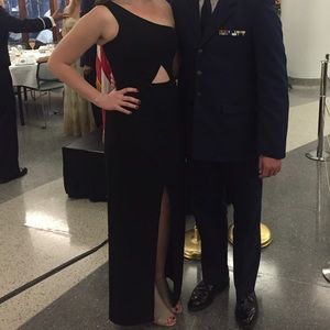 Black BCBG Max Azaria formal gown