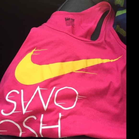Pink Nike work out tank top