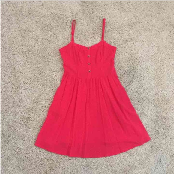 Express Fit and Flare Pocketed Dress - Picture 1 of 4