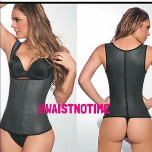 Latex vest waist trainer