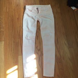 Pinkish white pants