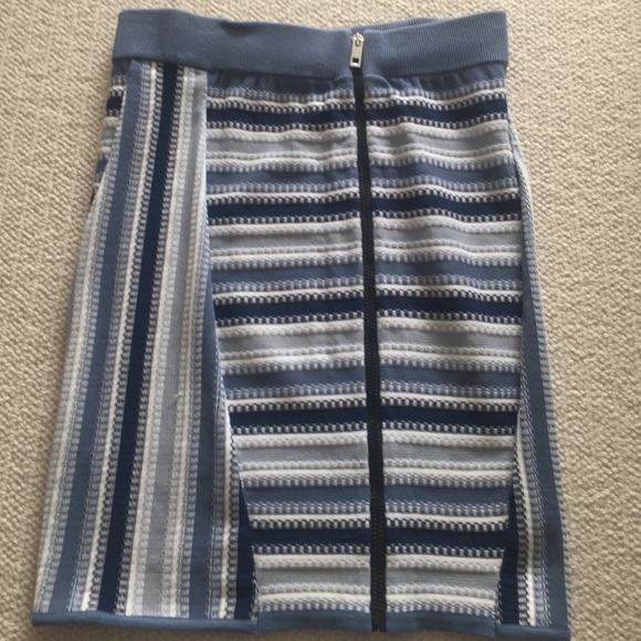 Rag and Bone blue stripe knit skirt - Picture 2 of 2