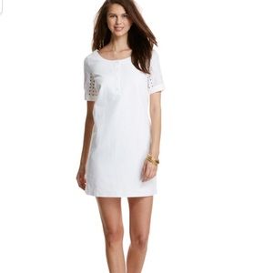 Vineyard Vines eyelet city shift dress
