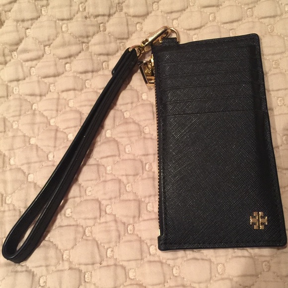 Tory Burch Black Wristlet