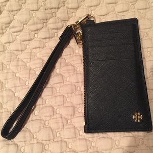 Tory Burch Black Wristlet