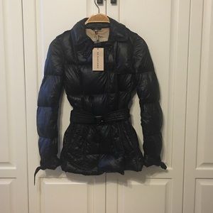 NWT Burberry Goose Down Puffer Coat size S