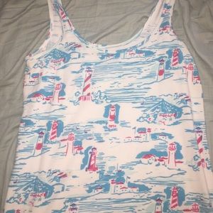Size small Lilly Pulitzer lighthouse tank