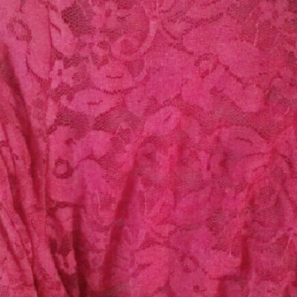 A See through lace top. - Picture 3 of 4