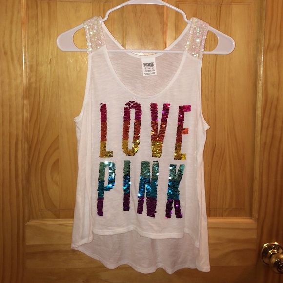 LIMITED EDITION VS PINK tank top