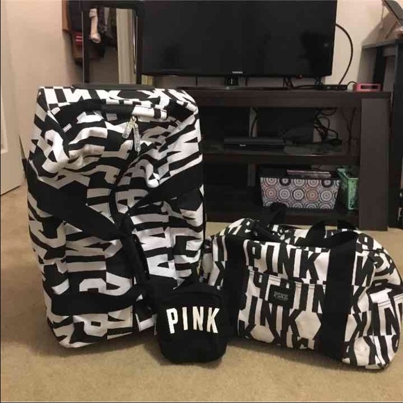 PINK Victoria Secret 3pc Travel Bags
