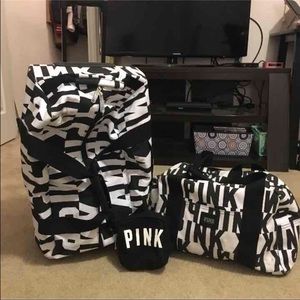 PINK Victoria Secret 3pc Travel Bags
