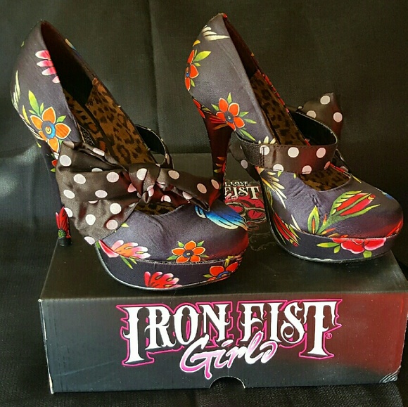 Iron Fist Girls Multicolored Heels