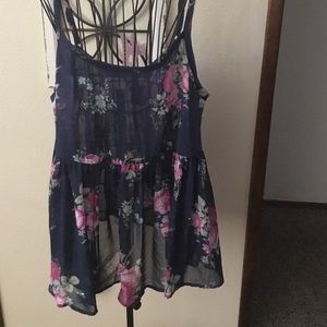 NWT Torrid floral print flow-y tank top