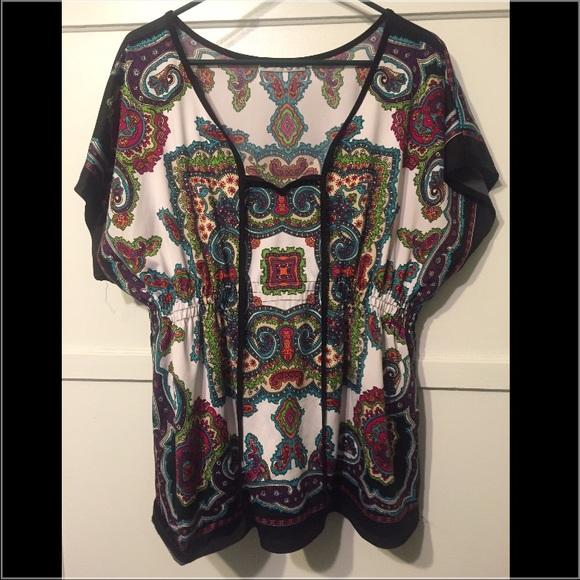 Tops - Paisley, Empire waisted, Top