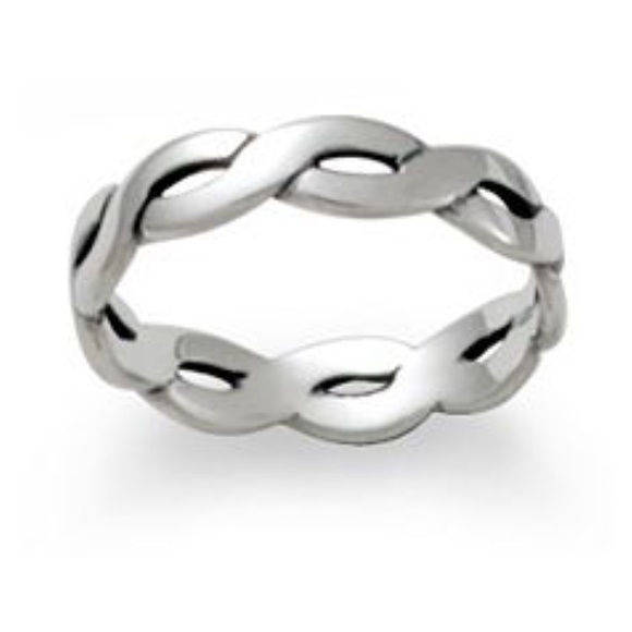 Twisted midi/toe/child's ring