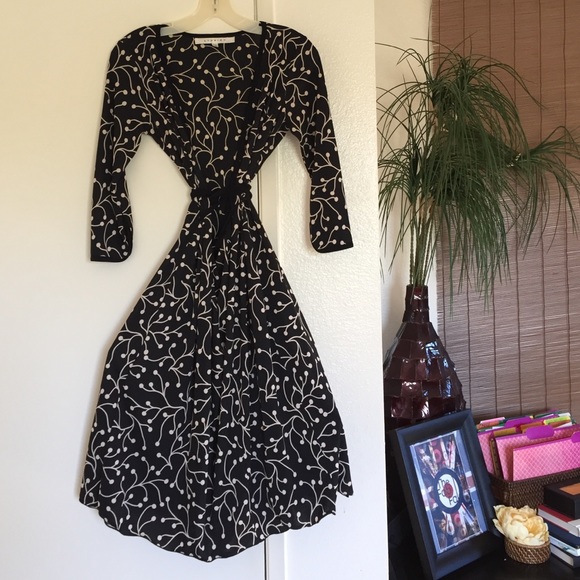 Classic wrap around dress.