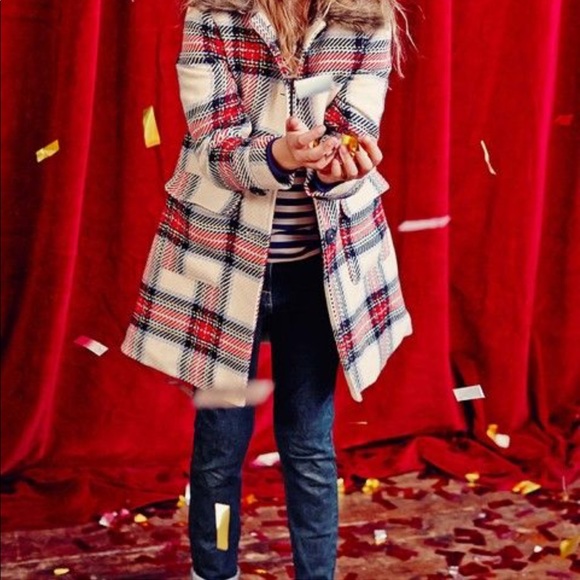 heritage check coat