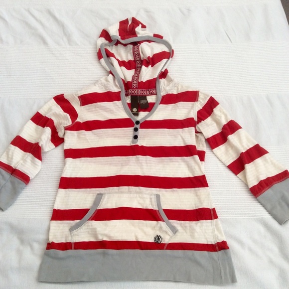 Lightweight Element Striped Hoodie